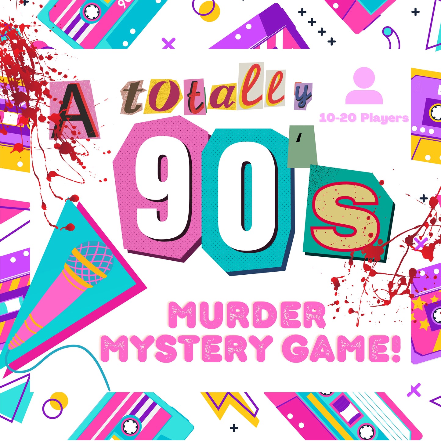 Spice Up Your Death - A 90s Themed Murder Mystery Game (10-20 Guests)