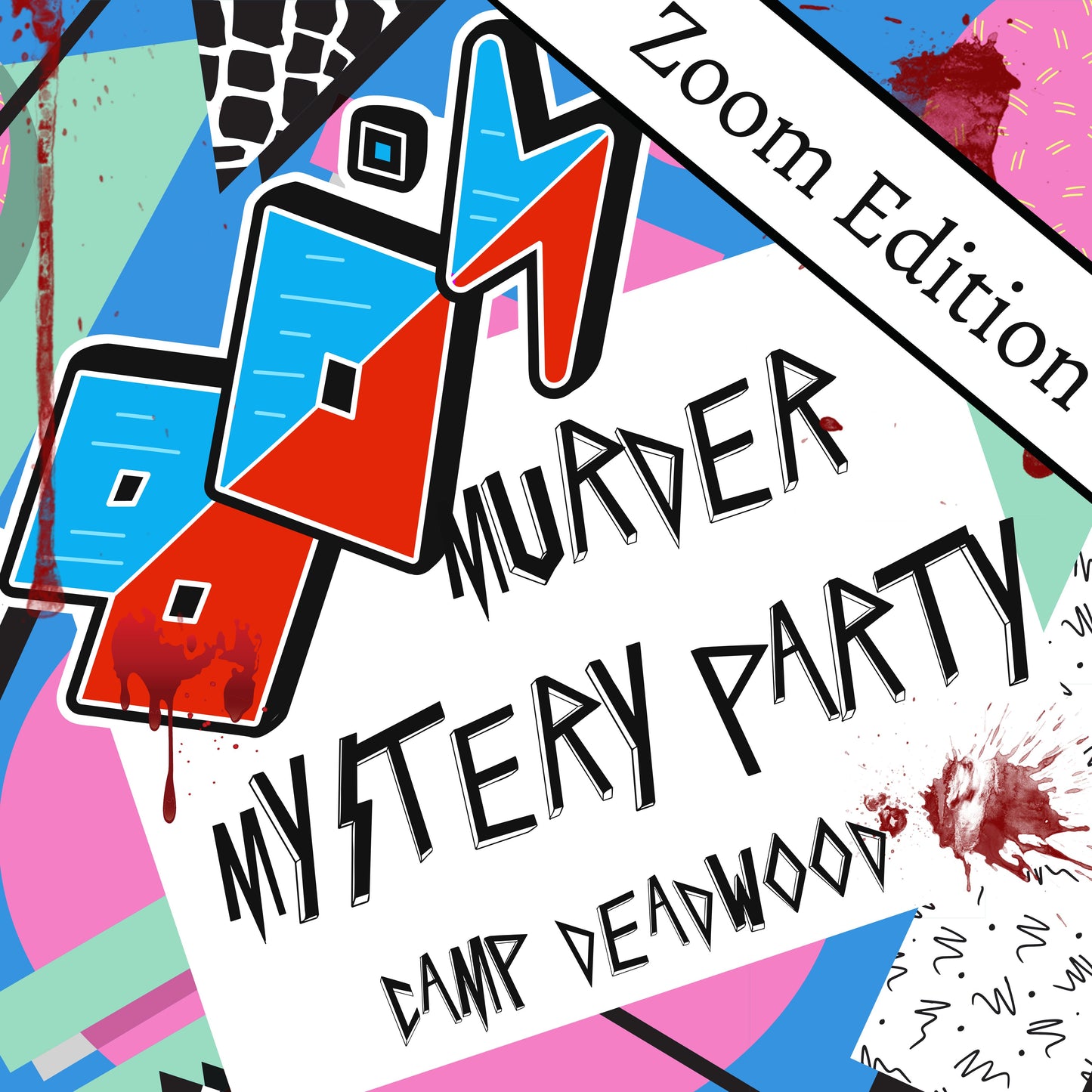 Camp Deadwood - An 80's Themed Murder Mystery Party (5-10 Guests) Zoom Edition