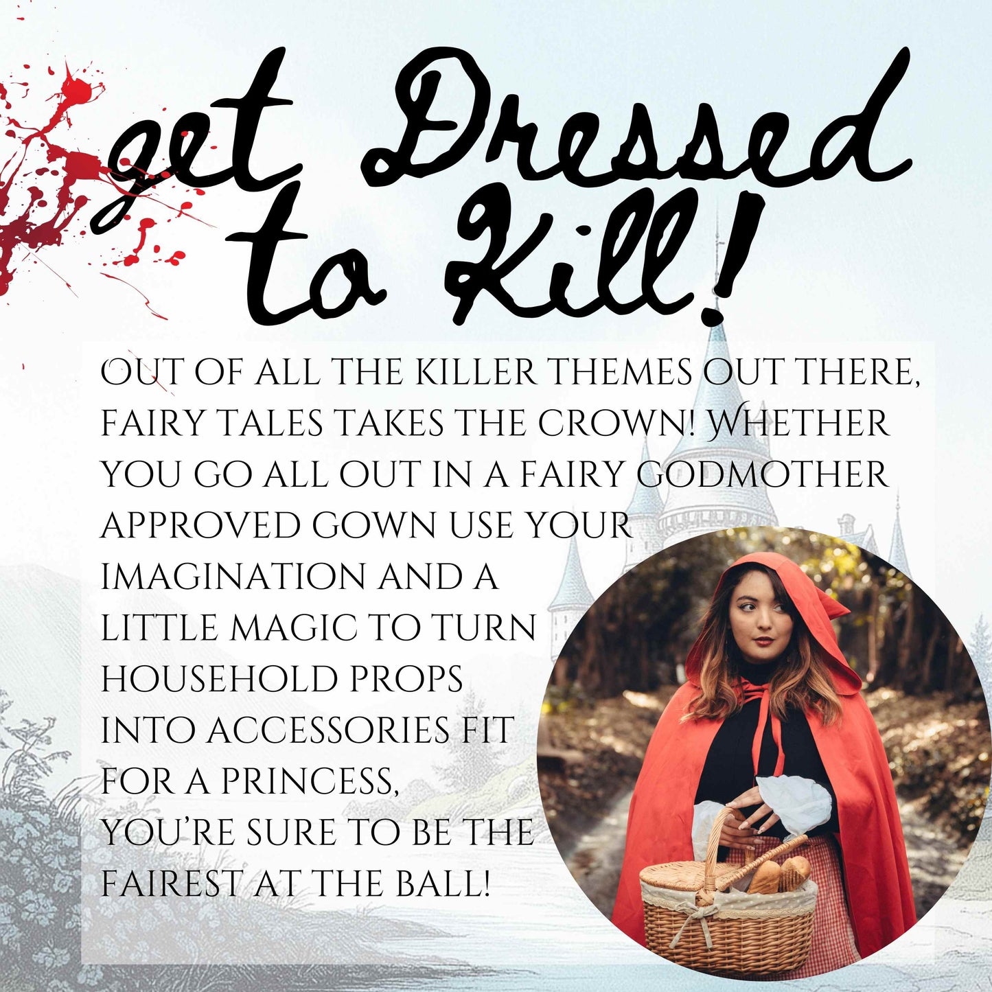 Once Upon A Crime- A Fairy Tale Themed Murder Mystery Party Game (6-20 Guests)
