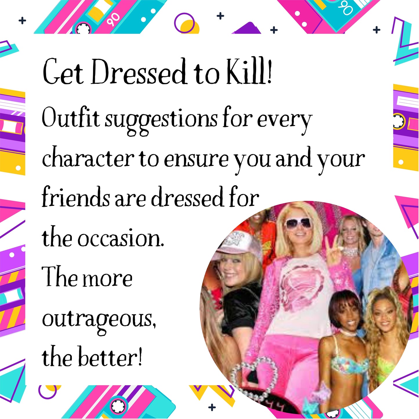 Spice Up Your Death - A 90s Themed Murder Mystery Game (10-20 Guests)