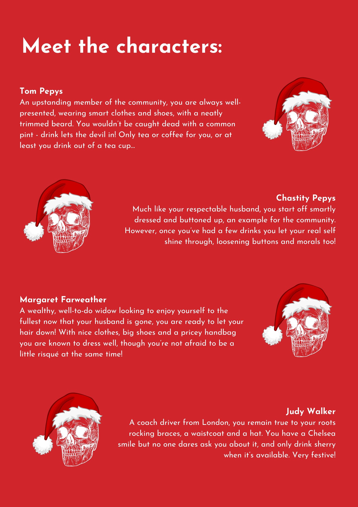 Meet the characters – a description of characters in the game