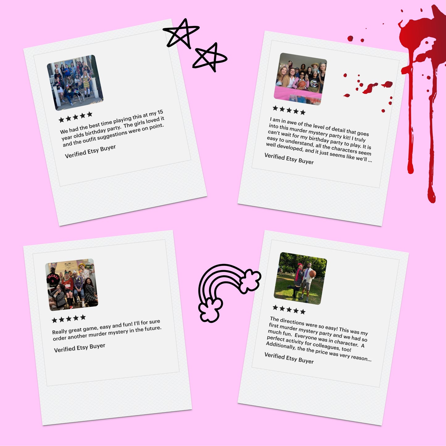 Clue-less Killer - A 90's Themed Murder Mystery Party (5-15 Guests) All Female Edition