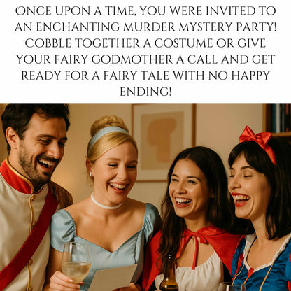 Once Upon A Crime- A Fairy Tale Themed Murder Mystery Party Game (6-20 Guests)
