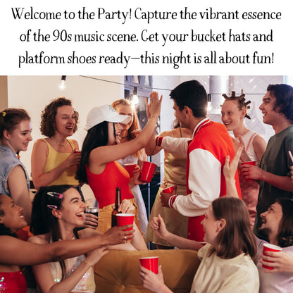 Spice Up Your Death - A 90s Themed Murder Mystery Game (10-20 Guests)