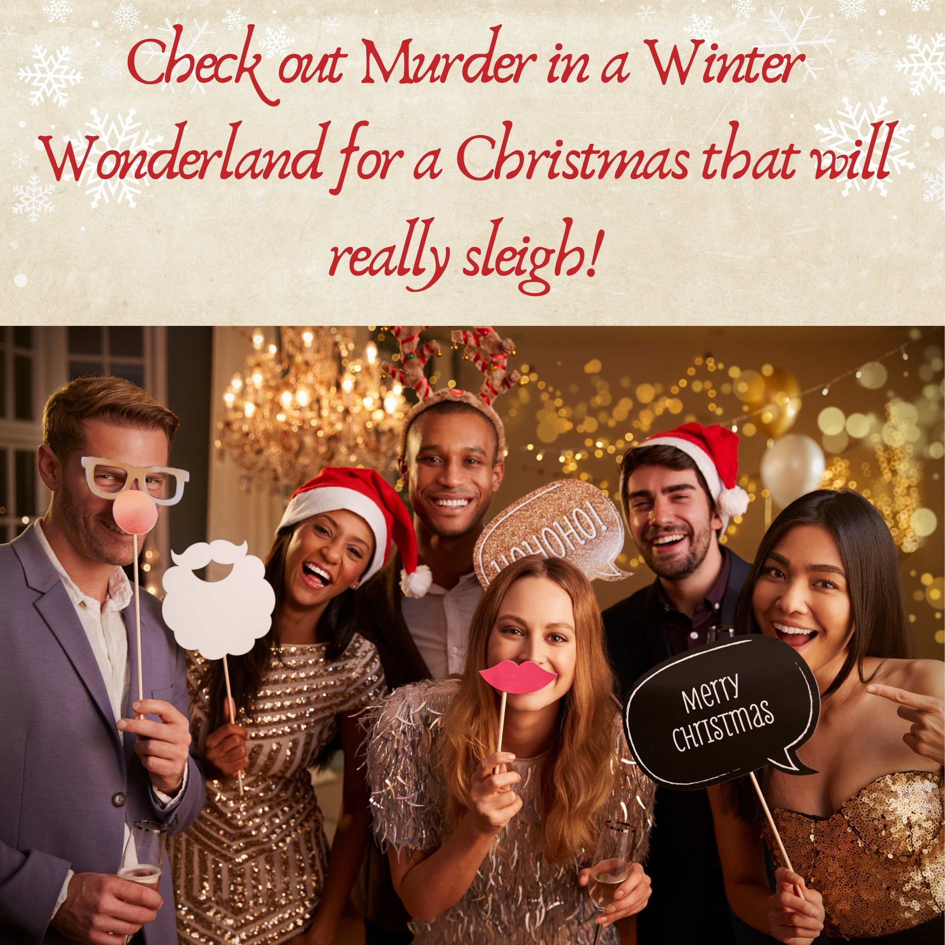 Murder in a Winter Wonderland - A Christmas Murder Mystery Party Game Sisters Grimm Games Murder in a Winter Wonderland - A Christmas Murder Mystery Party Game Sisters Grimm Games