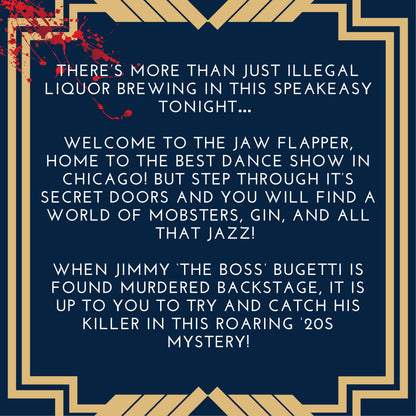 A Speakeasy Slaying - A 1920s Prohibition Murder Mystery Party Game for 10-20 Players
