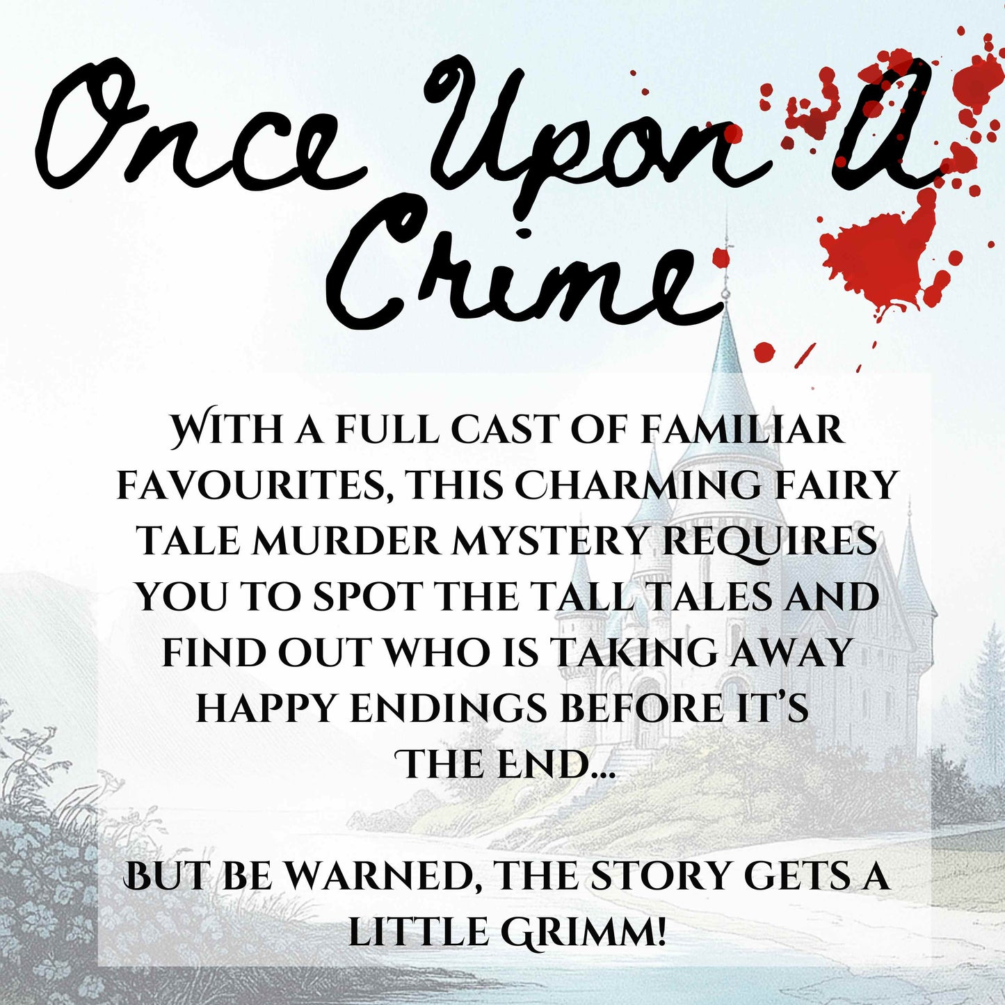 Once Upon A Crime- A Fairy Tale Themed Murder Mystery Party Game (6-20 Guests)