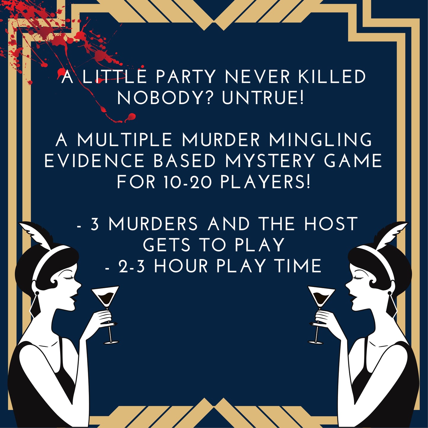 A Speakeasy Slaying - A 1920s Prohibition Murder Mystery Party Game for 10-20 Players