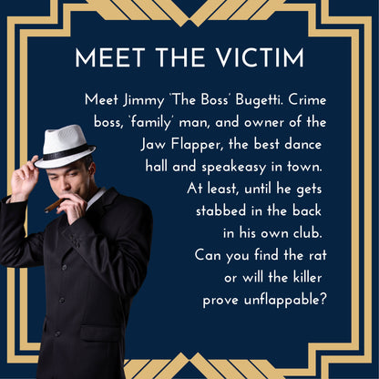 A Speakeasy Slaying - A 1920s Prohibition Murder Mystery Party Game for 10-20 Players