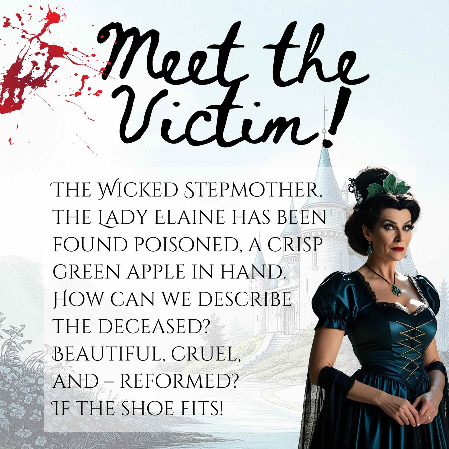 Once Upon A Crime- A Fairy Tale Themed Murder Mystery Party Game (6-20 Guests)