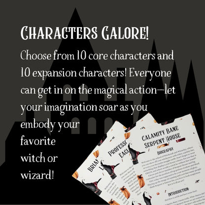 A Harry Potter Inspired Magical Murder Mystery Game (10-20 Guests)