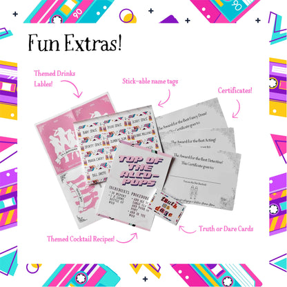 Spice Up Your Death - A 90s Themed Murder Mystery Game (10-20 Guests)
