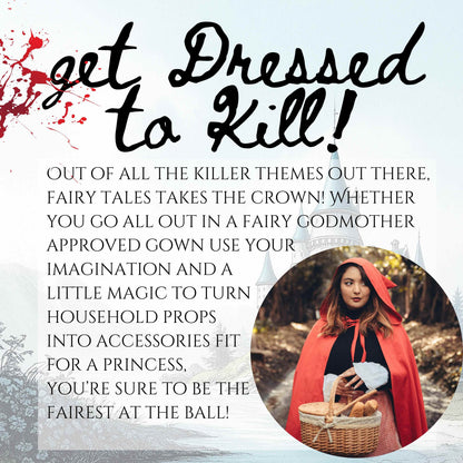 Once Upon A Crime- A Fairy Tale Themed Murder Mystery Party Game (6-20 Guests)
