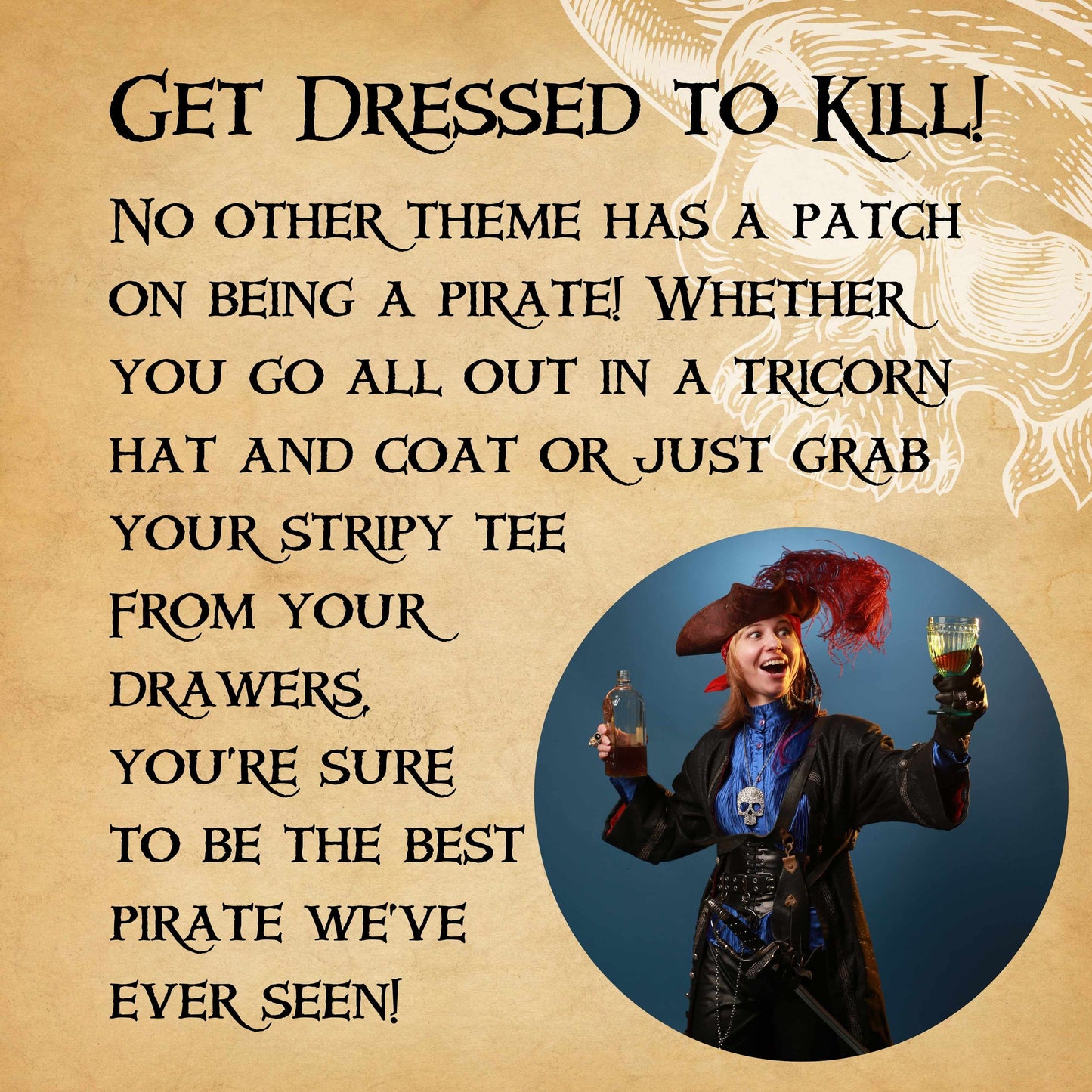 Murder on the Pearl of Wisdom- A Pirate Themed Murder Mystery Party Game (10-20 Guests)